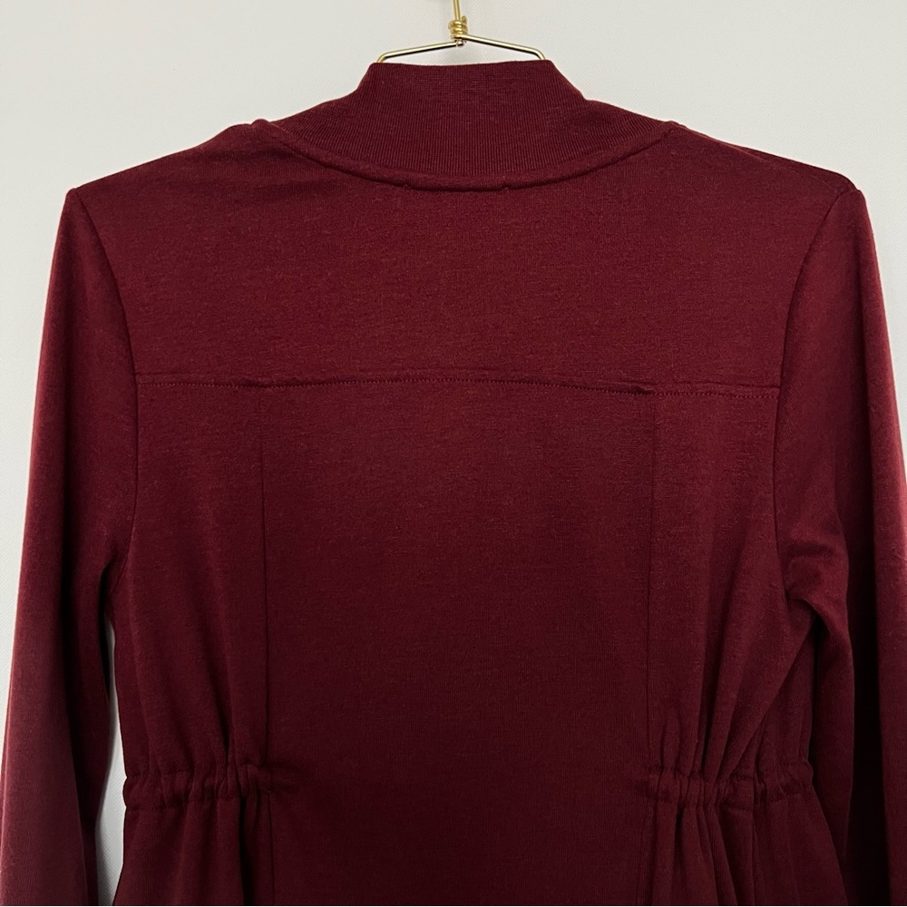 All Saints Jacket Gina Drape Open Front Long Slee… - image 7